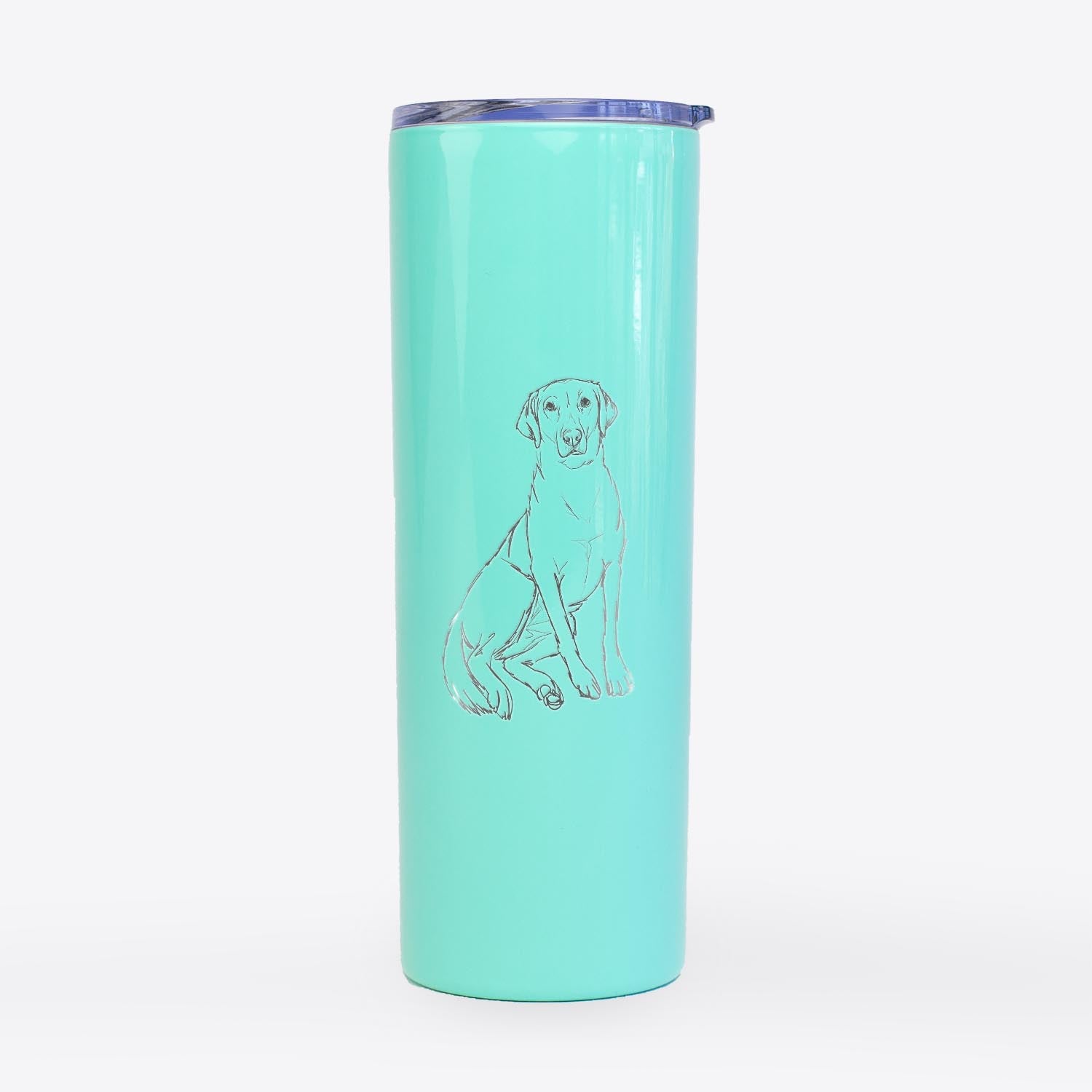 Doodled Mango the Lab Mix - 20oz Skinny Tumbler