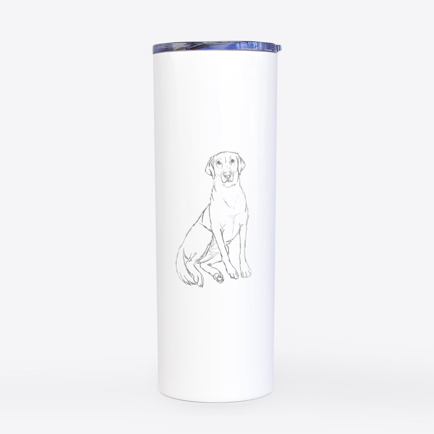 Doodled Mango the Lab Mix - 20oz Skinny Tumbler