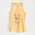 Doodled Maple the Yellow Lab - Women's Racerback Tanktop