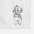 Doodled Margie Mae the Yorkshire Terrier Decorative Hand Towel