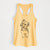 Doodled Margie Mae the Yorkshire Terrier - Women's Racerback Tanktop