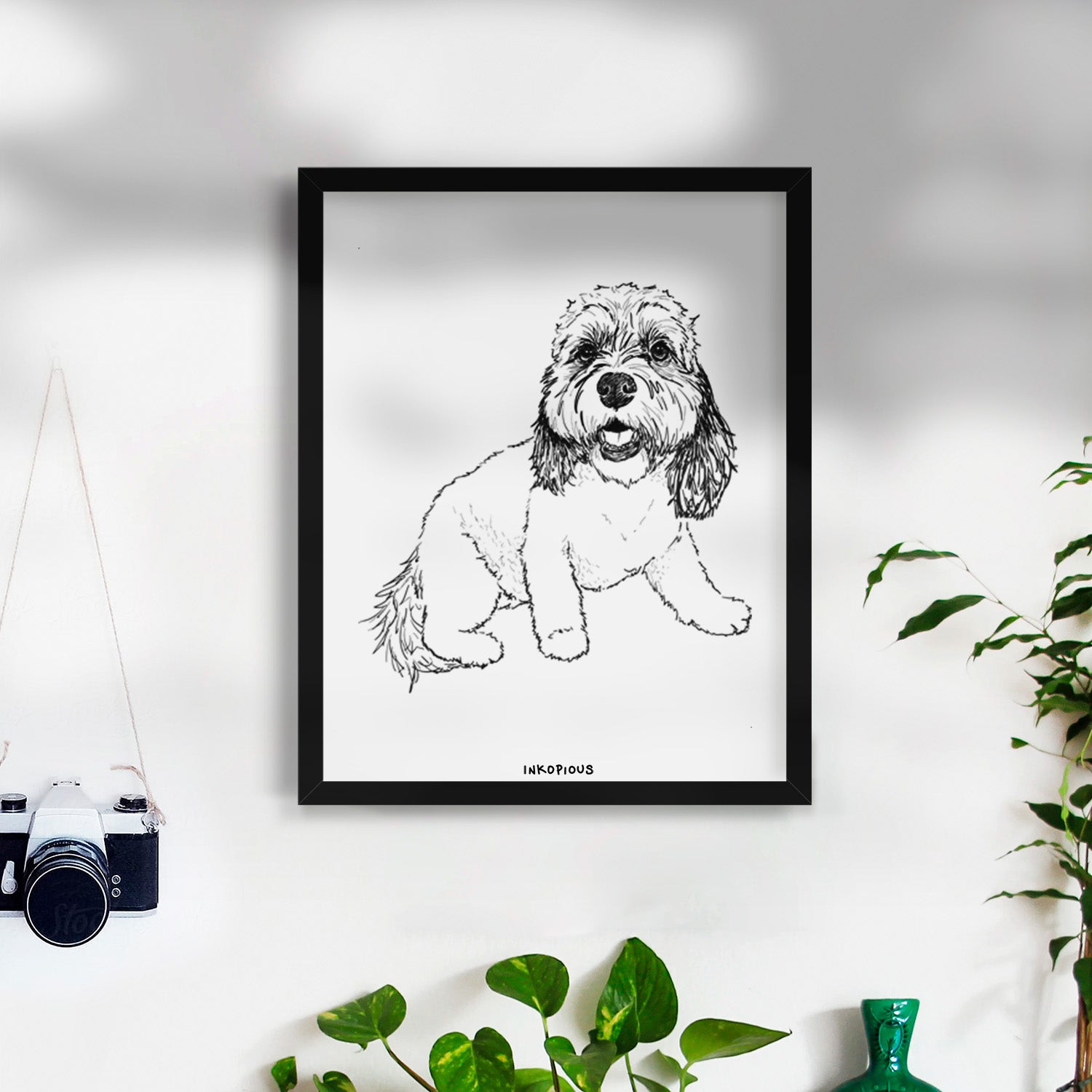 Doodled Max the Cavanese Art Print