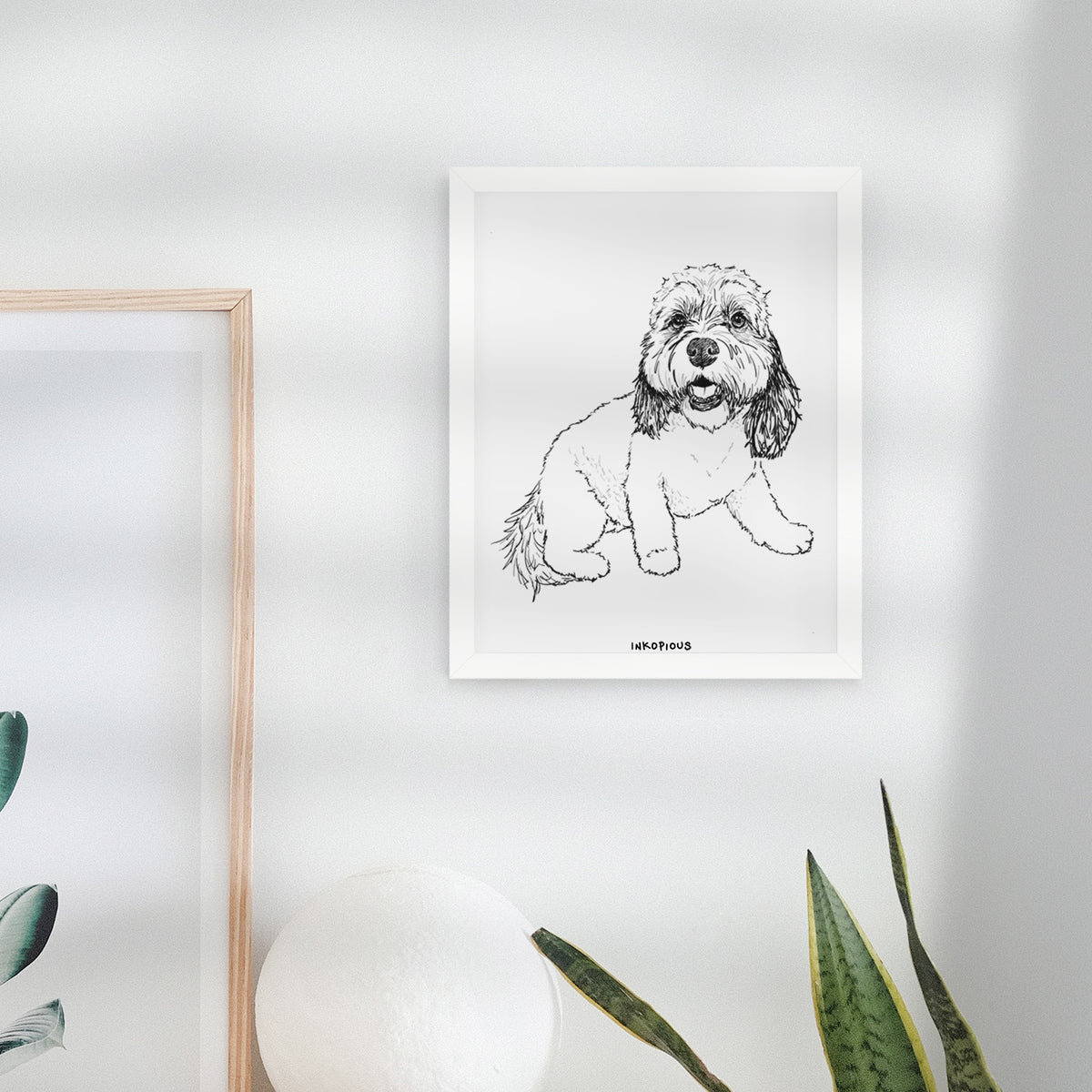 Doodled Max the Cavanese Art Print