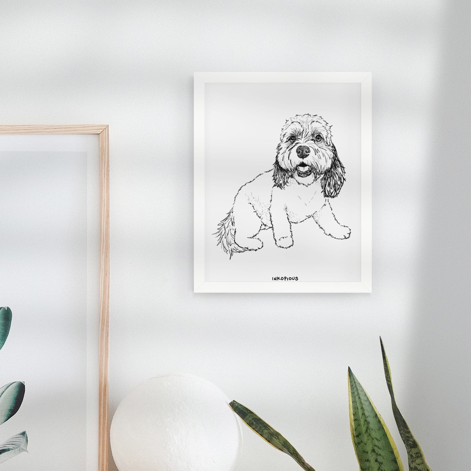 Doodled Max the Cavanese Art Print