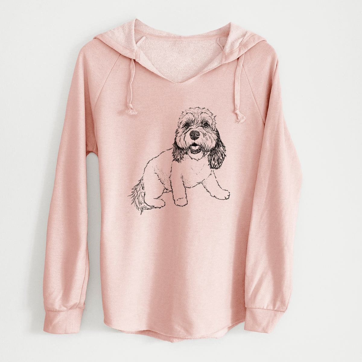 Doodled Max the Cavanese - Cali Wave Hooded Sweatshirt