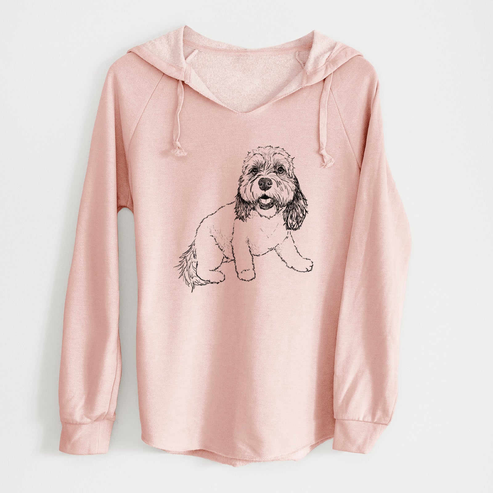 Doodled Max the Cavanese - Cali Wave Hooded Sweatshirt