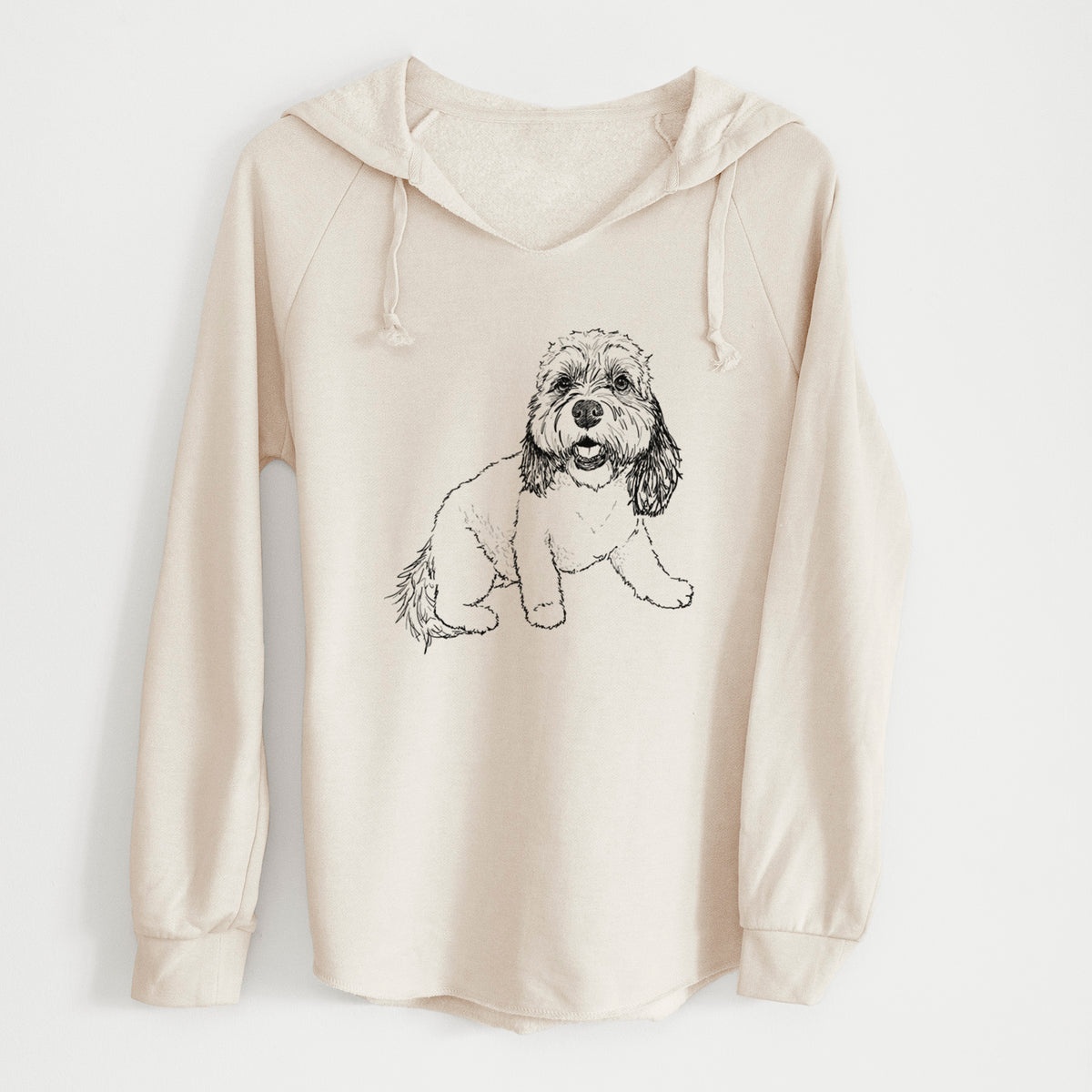 Doodled Max the Cavanese - Cali Wave Hooded Sweatshirt
