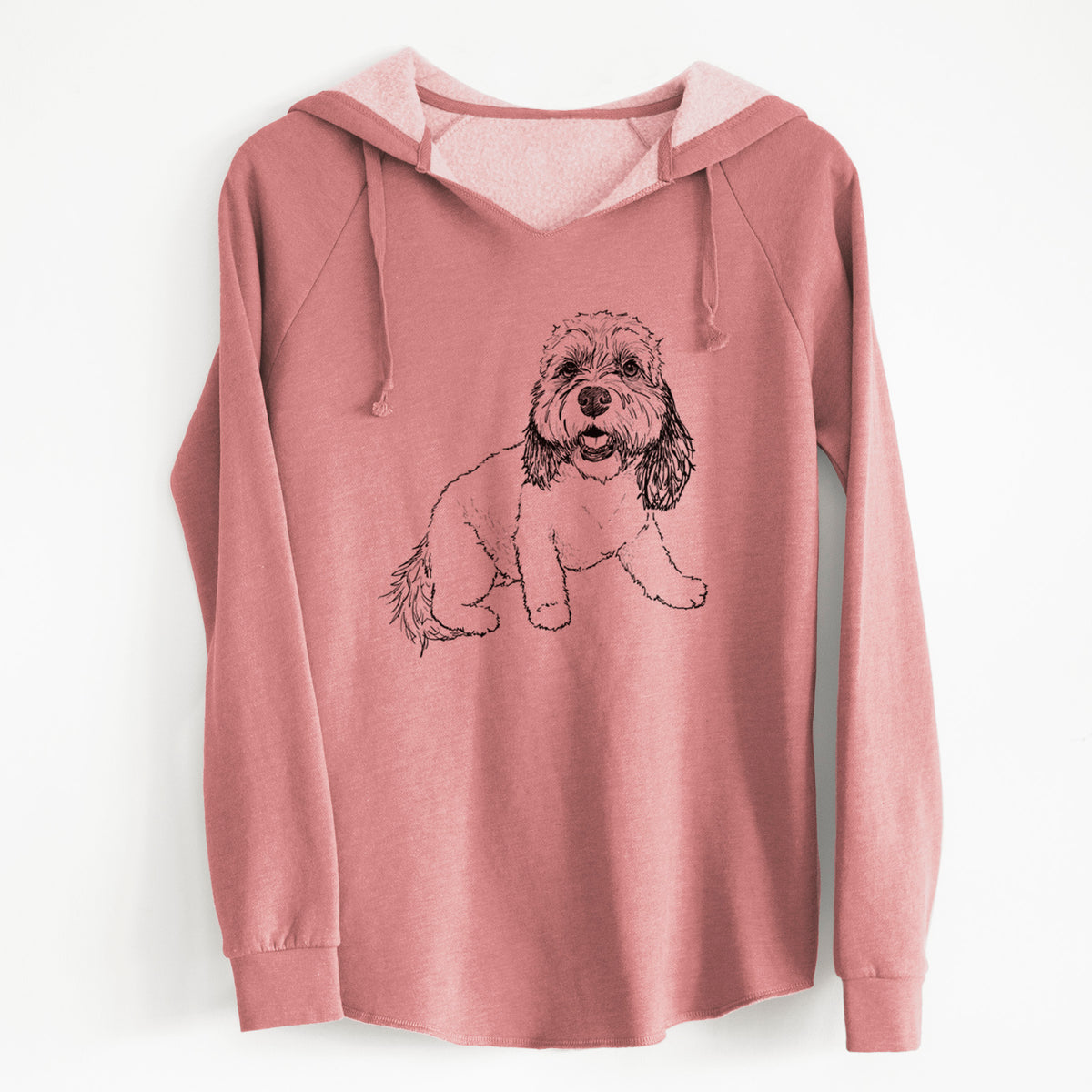 Doodled Max the Cavanese - Cali Wave Hooded Sweatshirt