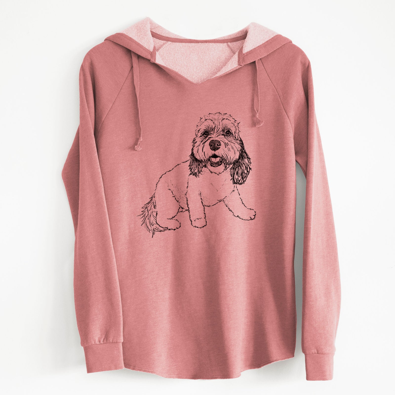 Doodled Max the Cavanese - Cali Wave Hooded Sweatshirt