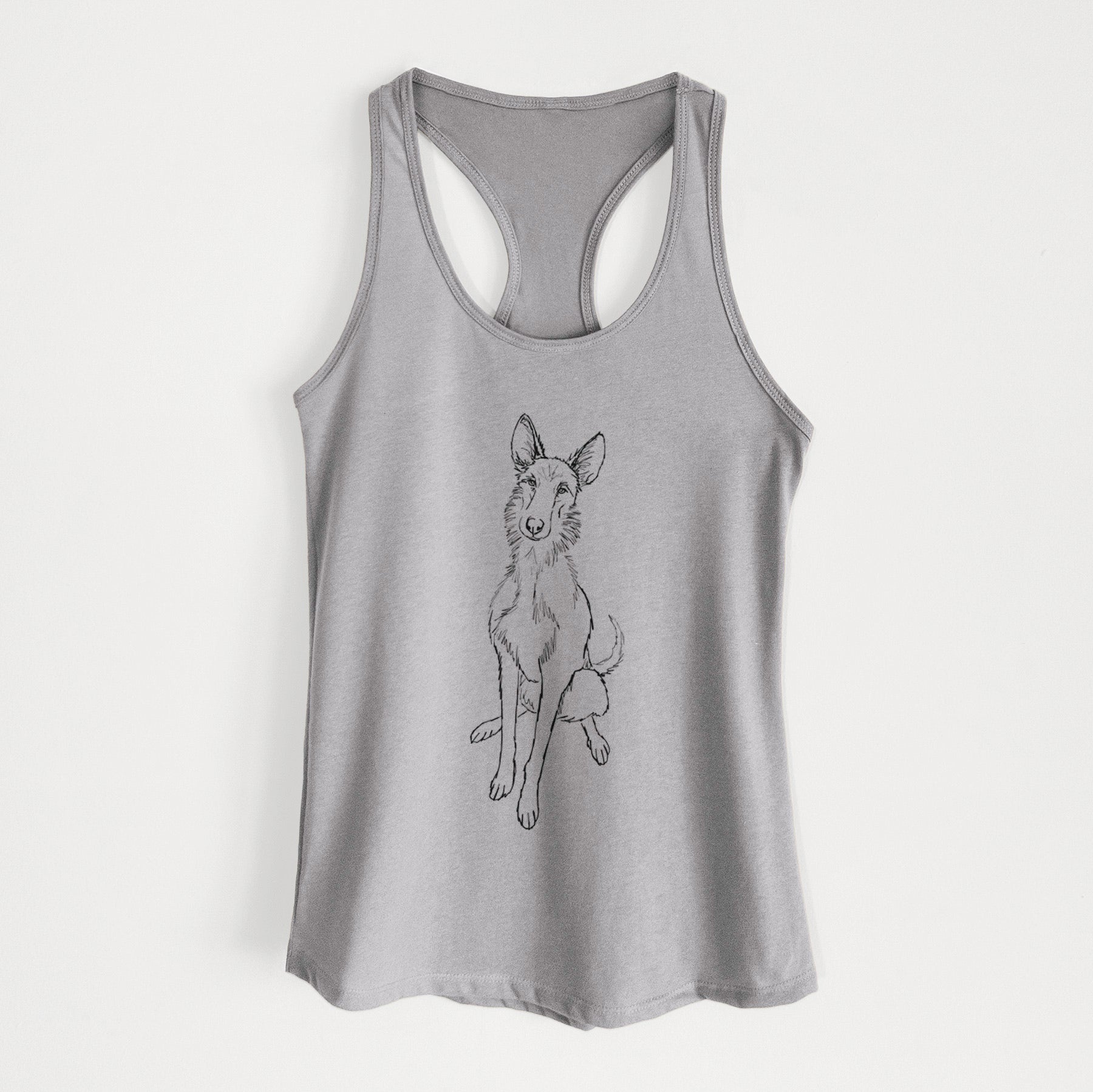 Doodled Mayze the Ibizan Sighthound - Women's Racerback Tanktop