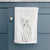 Doodled Mendel the Mixed Breed Decorative Hand Towel