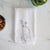 Doodled Mendel the Mixed Breed Decorative Hand Towel