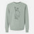 Doodled Mendel the Mixed Breed - Unisex Pigment Dyed Crew Sweatshirt