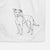 Doodled Mercy the American Staffordshire Terrier Decorative Hand Towel