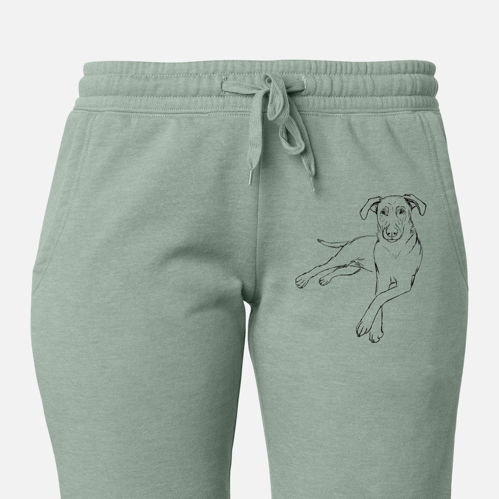 Doodled Miller the Lab Mix - Women's Cali Wave Joggers