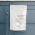 Doodled Miller the Lab Mix Decorative Hand Towel