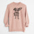 Doodled Millie the Chiweenie Mix - Unisex Pigment Dyed Crew Sweatshirt