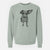 Doodled Millie the Chiweenie Mix - Unisex Pigment Dyed Crew Sweatshirt