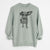 Doodled Millie the Chiweenie Mix - Unisex Pigment Dyed Crew Sweatshirt