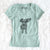 Doodled Millie the Chiweenie Mix - Women's V-neck Shirt