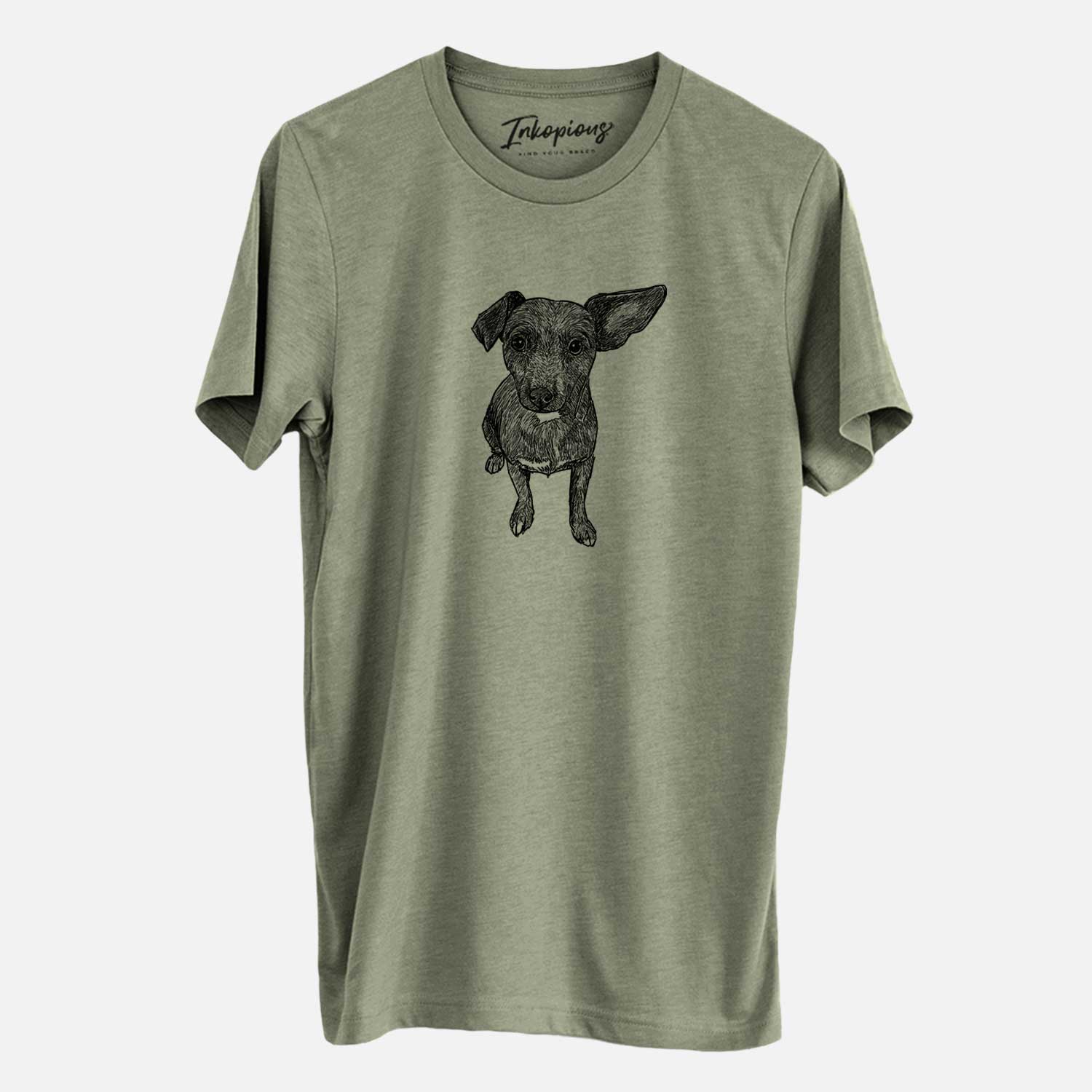 Doodled Millie the Chiweenie Mix - Unisex Crewneck