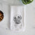 Doodled Millie the Mastiff Malinois Mix Decorative Hand Towel