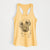 Doodled Millie the Mastiff Malinois Mix - Women's Racerback Tanktop