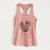 Doodled Millie the Mastiff Malinois Mix - Women's Racerback Tanktop