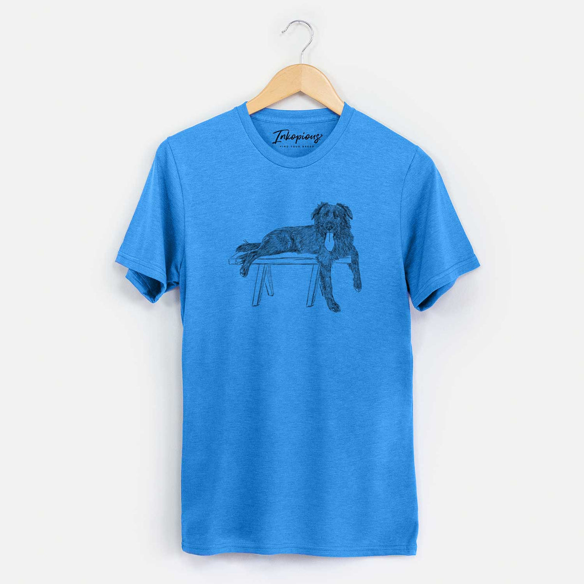 Doodled Millie the Husky Golden Retriver Mix - Unisex Crewneck