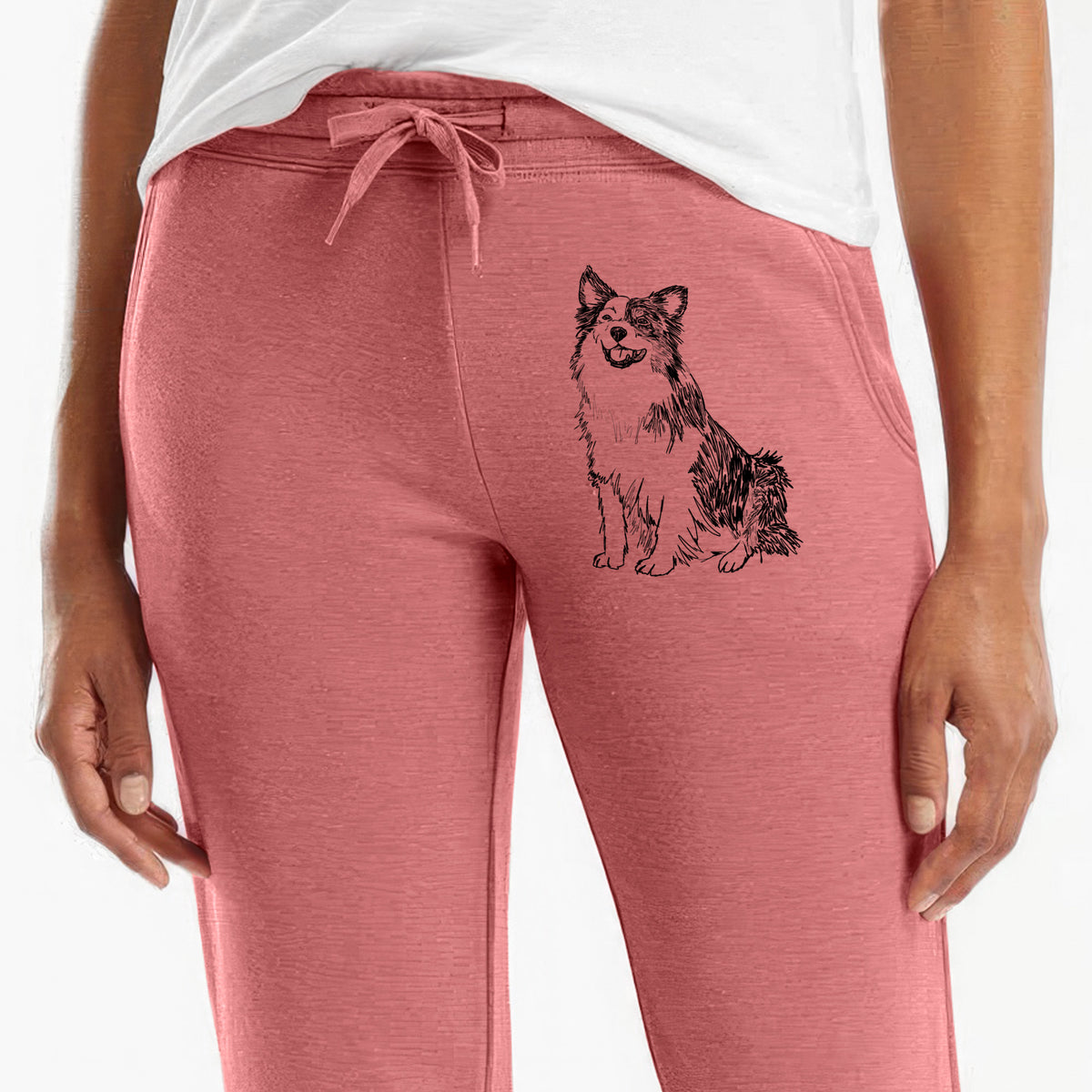 Doodled Mini Jack the Mini Aussie - Women's Cali Wave Joggers