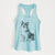 Doodled Mini Jack the Mini Aussie - Women's Racerback Tanktop