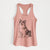 Doodled Mini Jack the Mini Aussie - Women's Racerback Tanktop