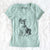 Doodled MiniJack the Mini Aussie - Women's V-neck Shirt