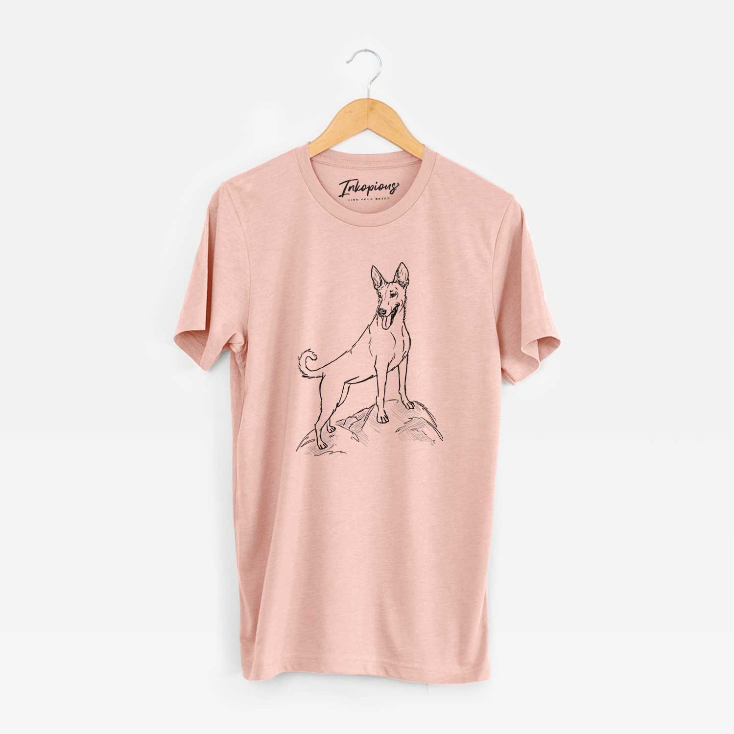 Doodled Mochi the Carolina Dog - Unisex Crewneck