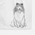 Doodled Monroe the Shetland Sheepdog Decorative Hand Towel