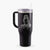 Doodled Moose the Bernese Mountain Dog - 40oz Tumbler with Handle