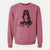 Doodled Moose the Bernese Mountain Dog - Unisex Pigment Dyed Crew Sweatshirt