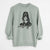 Doodled Moose the Bernese Mountain Dog - Unisex Pigment Dyed Crew Sweatshirt