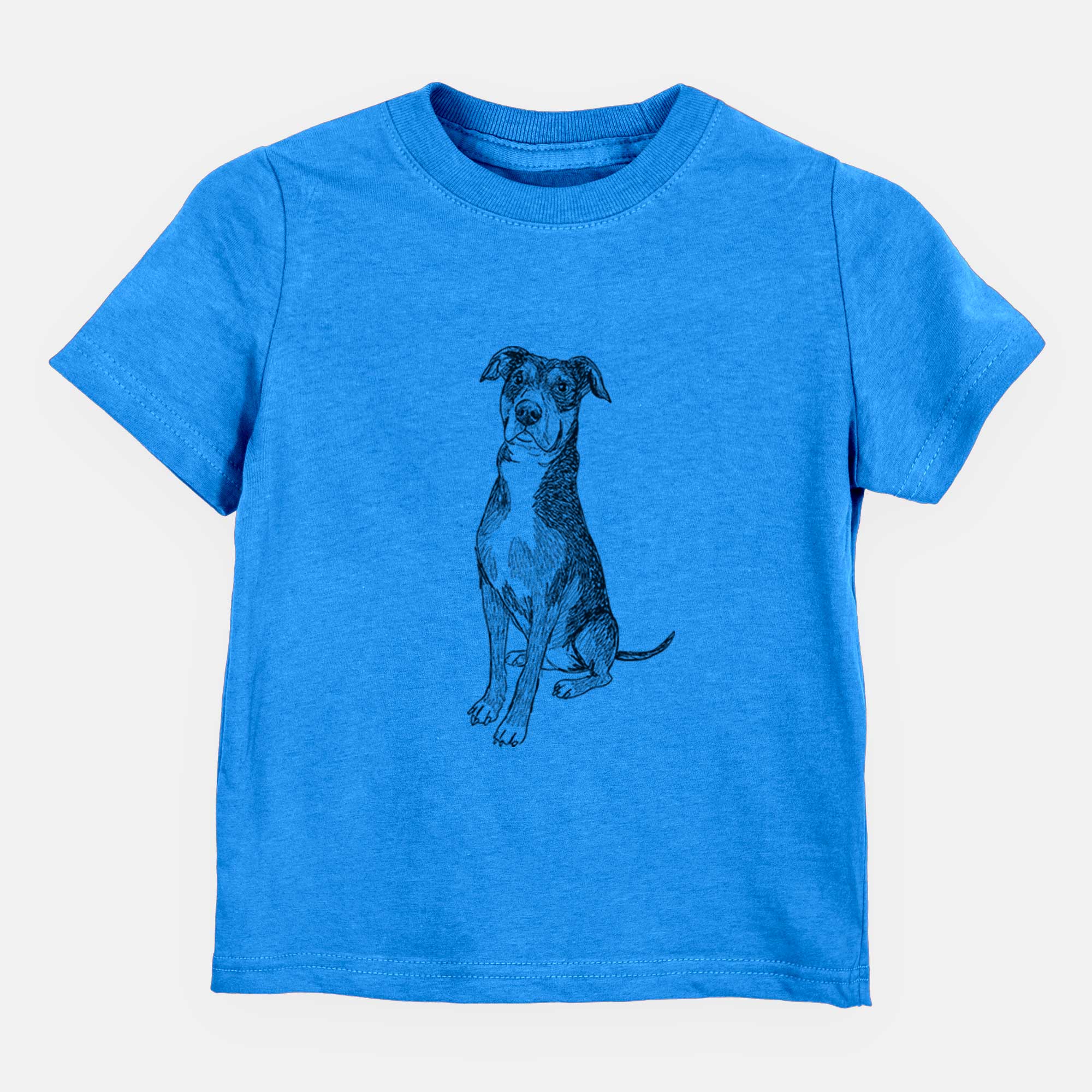 Doodled Moose the American Staffordshire Terrier - Kids/Youth/Toddler Shirt