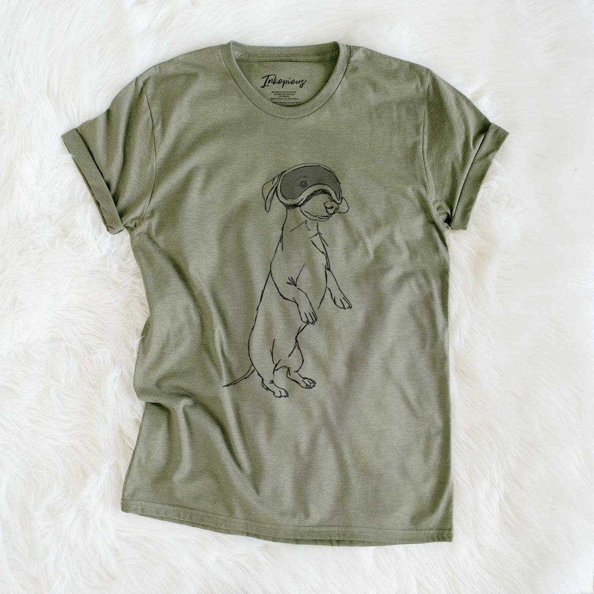 Doodled Moose the Mini Dachshund - Unisex Crewneck