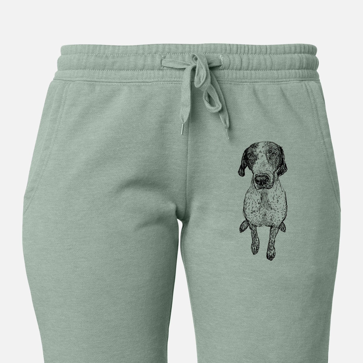 Doodled Mowgli the German Shorthaired Pointer - Women&#39;s Cali Wave Joggers