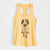 Doodled Mowgli the German Shorthaired Pointer - Women's Racerback Tanktop