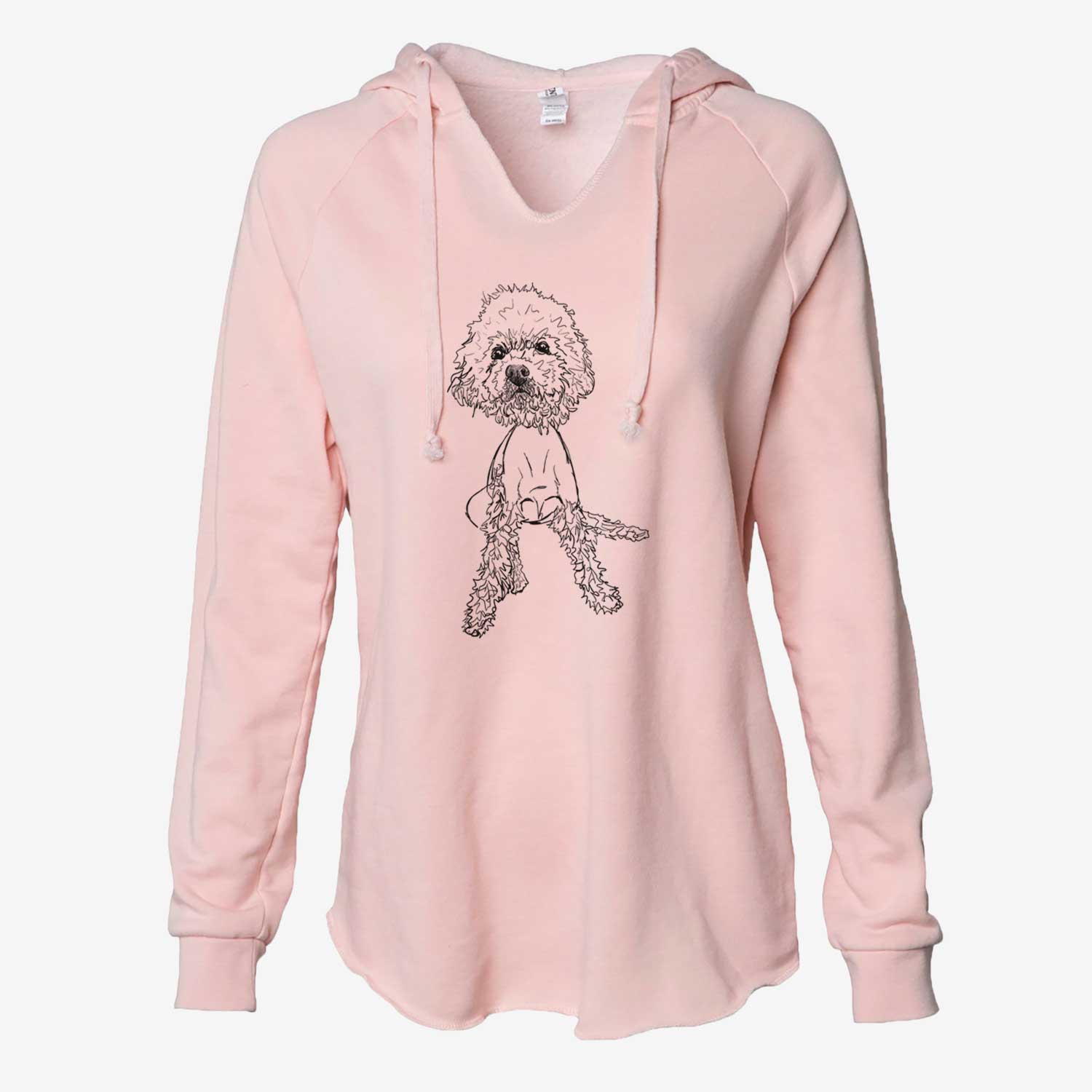 Doodled Muffin the Poodle Mix - Cali Wave Hooded Sweatshirt