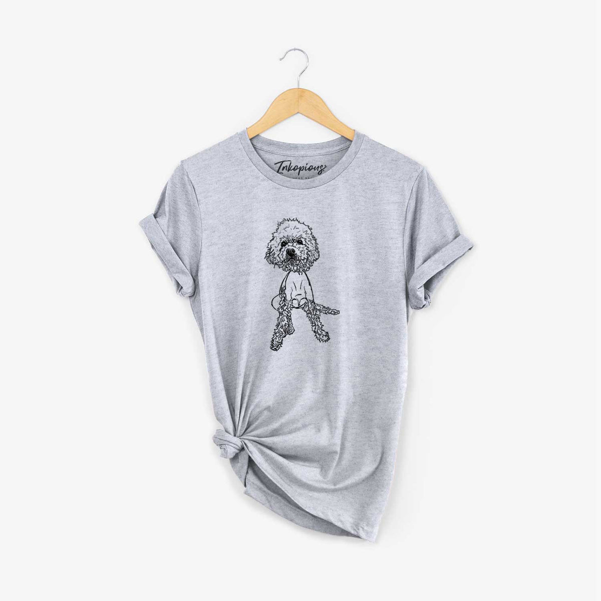 Doodled Muffin the Poodle Mix - Unisex Crewneck