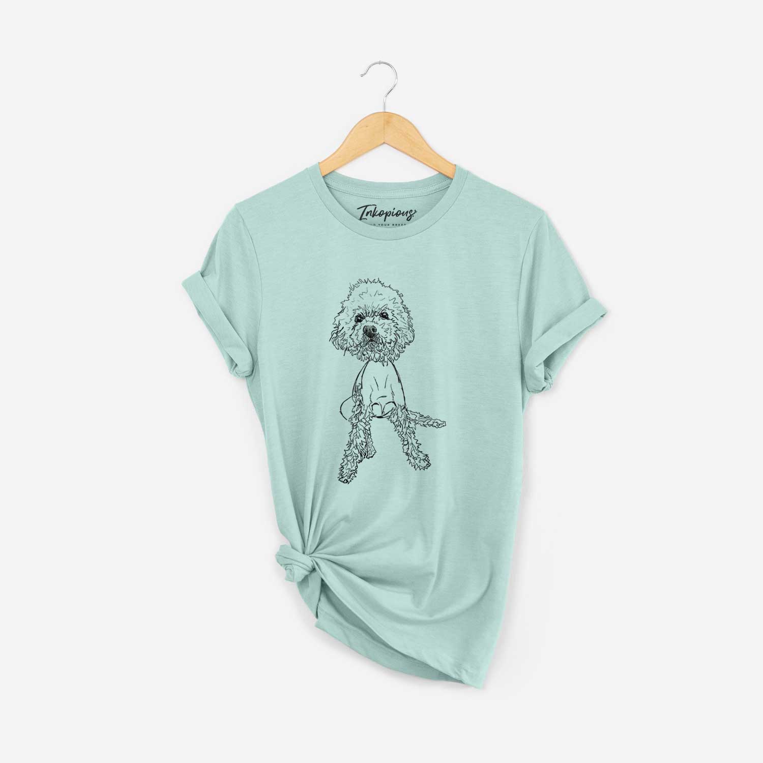 Doodled Muffin the Poodle Mix - Unisex Crewneck