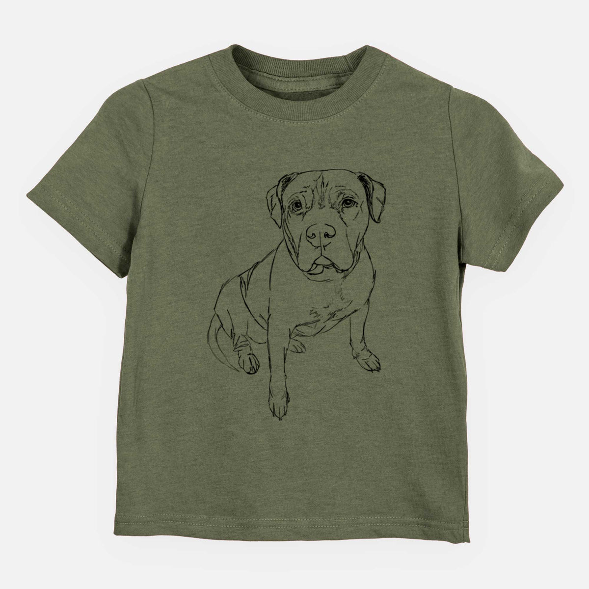 Doodled Murphy the Pitbull - Kids/Youth/Toddler Shirt