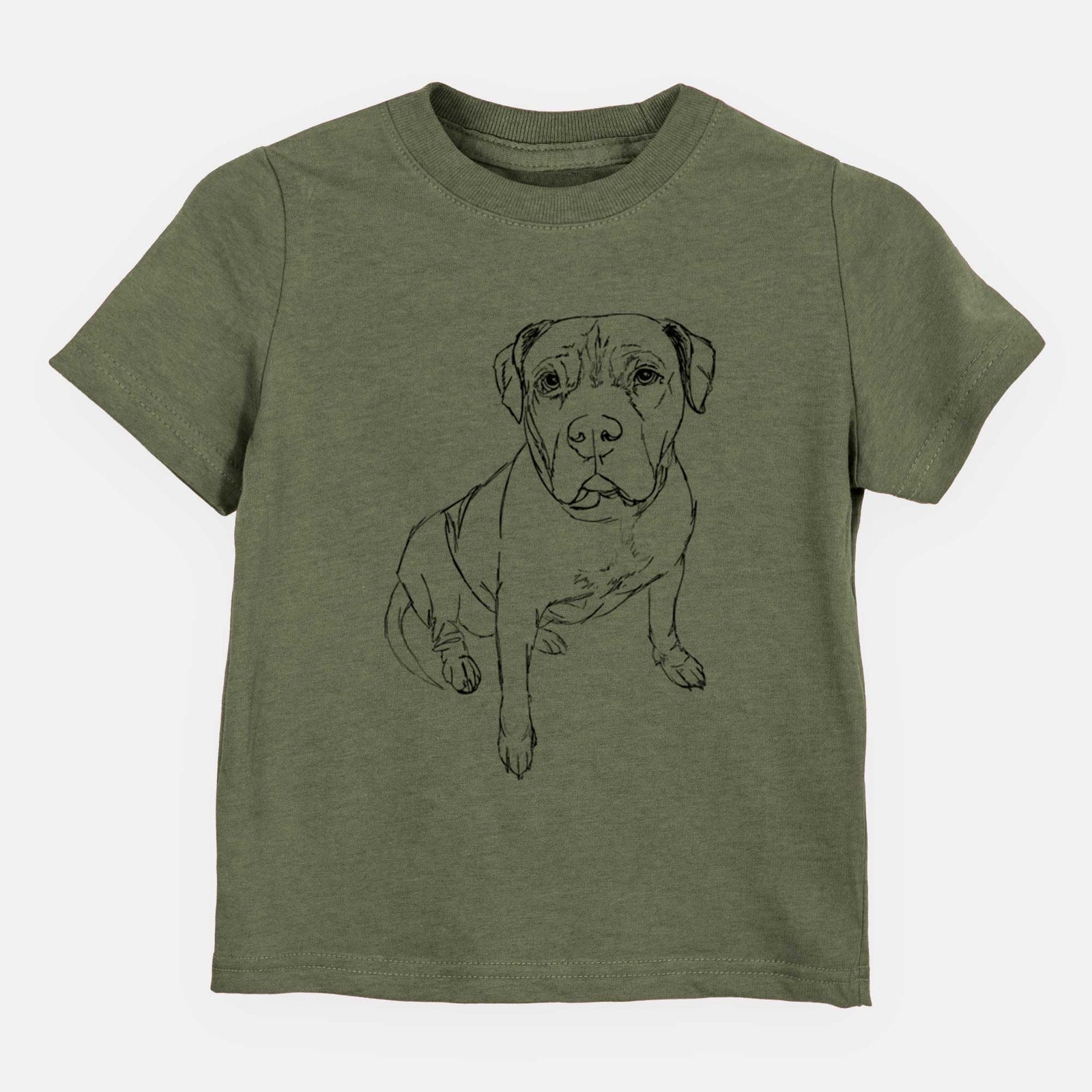 Doodled Murphy the Pitbull - Kids/Youth/Toddler Shirt