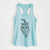 Doodled Nahla the Tabby Cat - Women's Racerback Tanktop