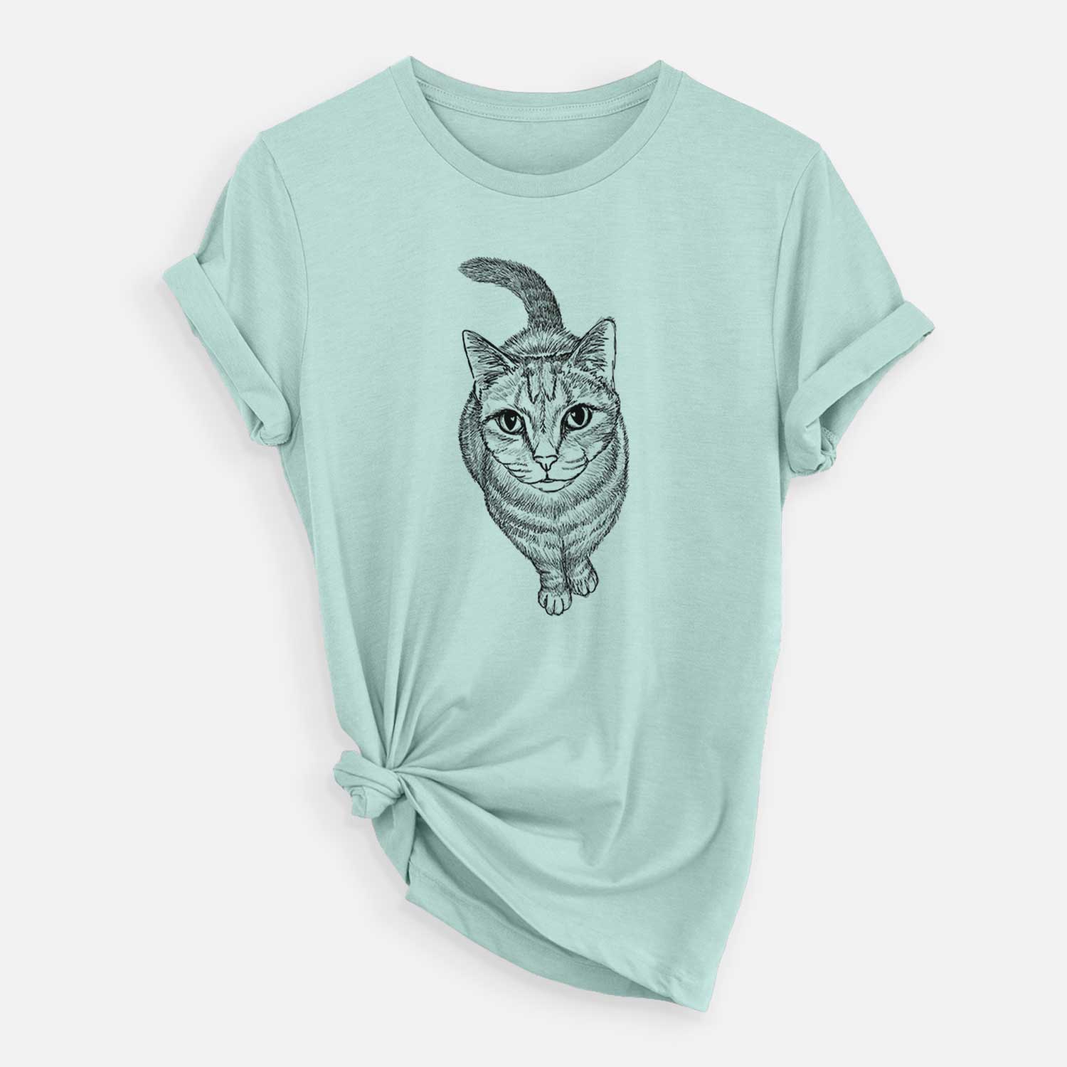 Doodled Nahla the Tabby Cat - Unisex Crewneck