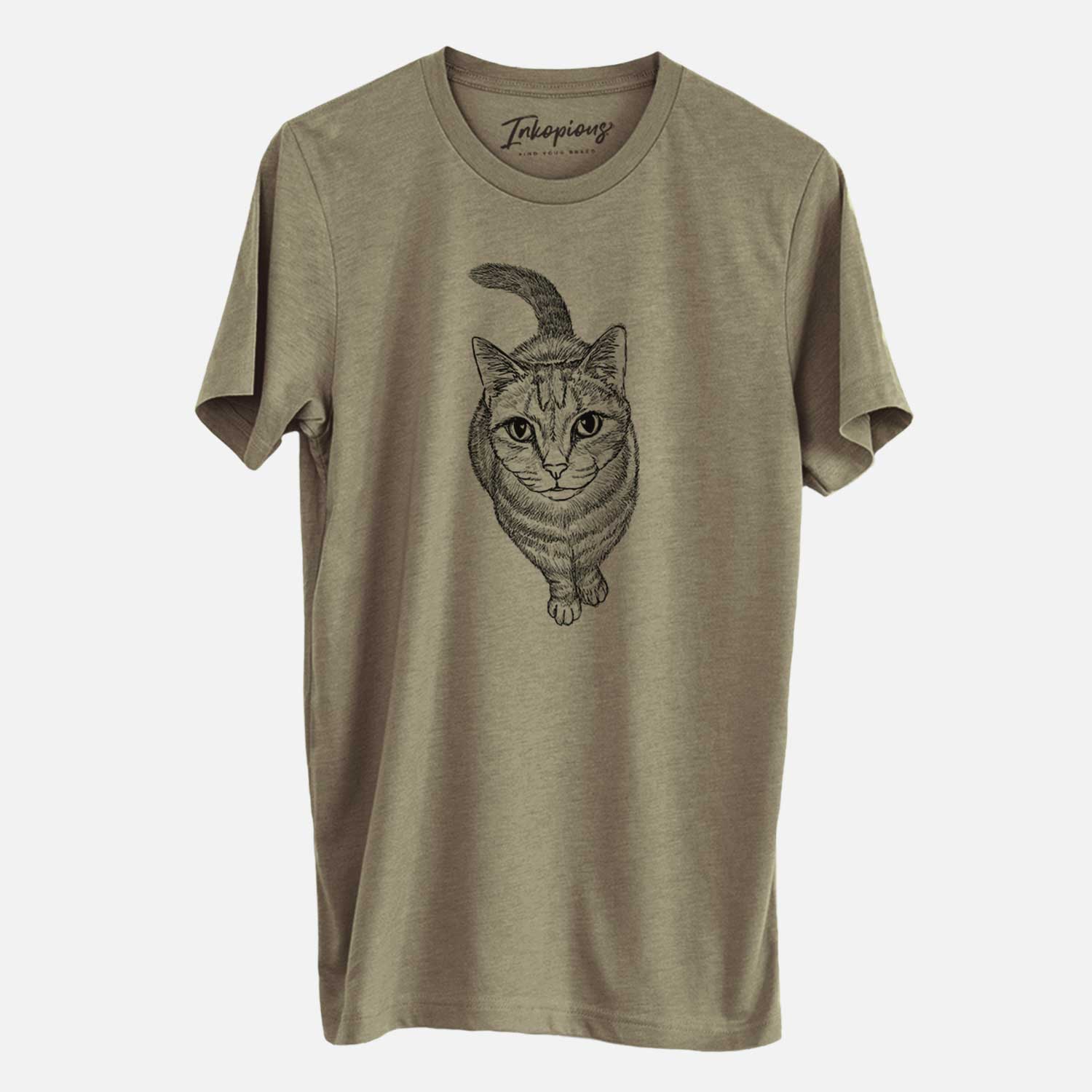 Doodled Nahla the Tabby Cat - Unisex Crewneck